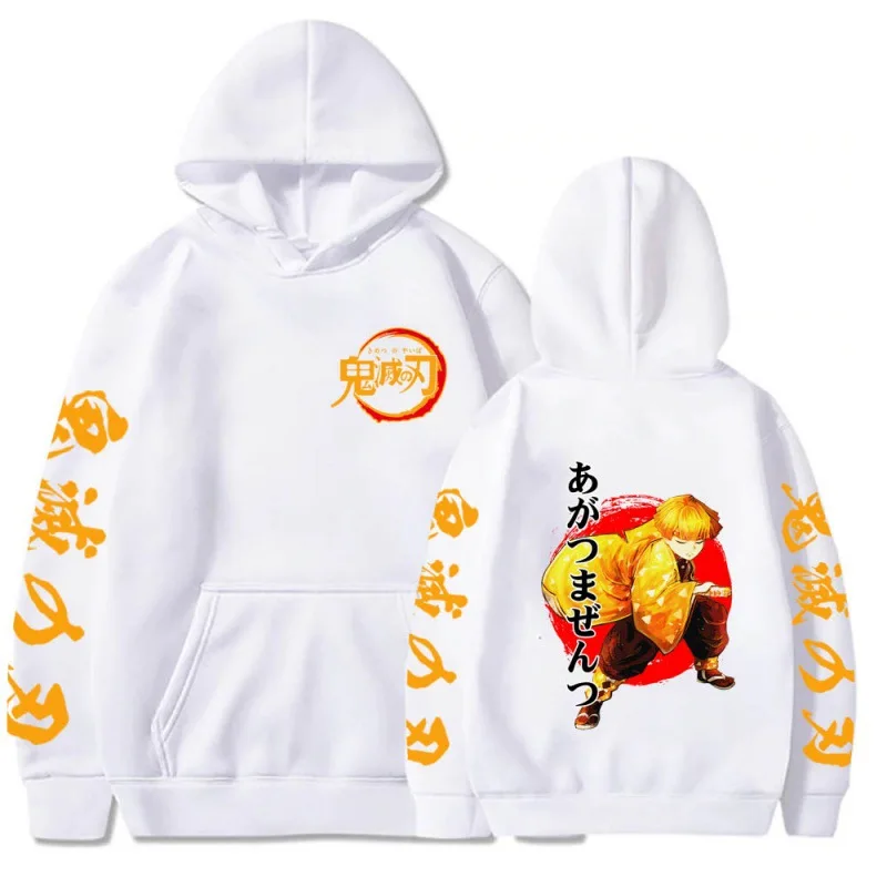 Demon Slayer Character Impressions Women's Clothing Fashion Sports Anime Street Clothing Casual Hoodies