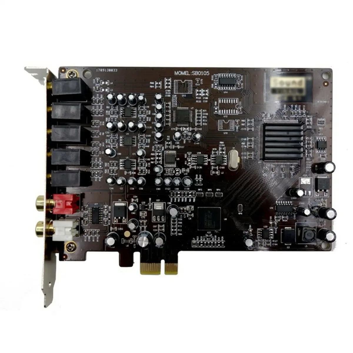 TCE 5.1 Sound Card PCI Express PCI-E Built-in Double Output Interface for PC Window XP/7/8/10