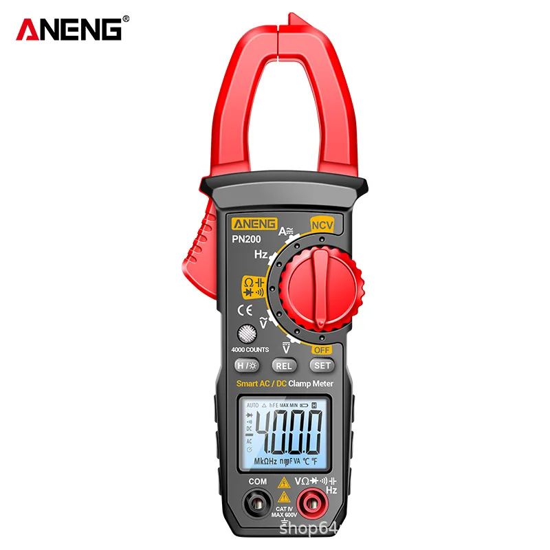ANENG AC-DC Clamp Meter High-precision Anti-burn Electrician Multi-function Digital Clamp Meter Capacitor Resistance Ammeter