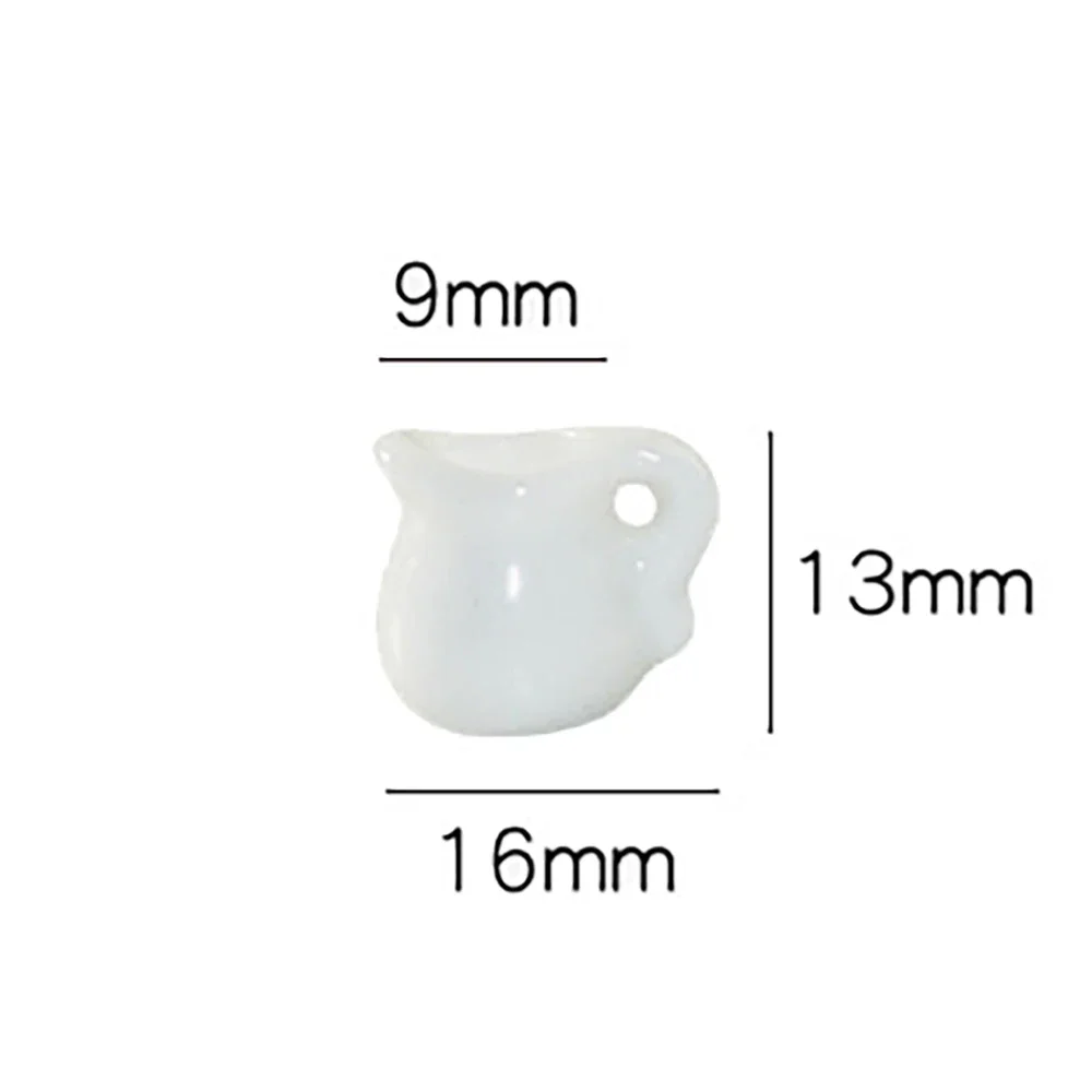 1Pcs 1/12 인형 집 액세서리 미니어처 도자기 주전자 미니 우유 병 모델 장난감 인형 집 장식 OB11 bjd