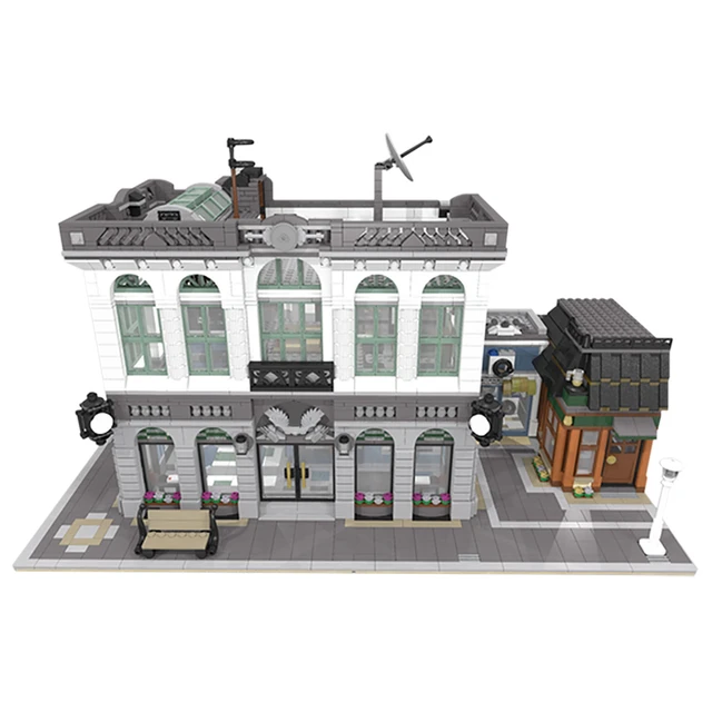 Modular Building Brick Bank Brick Bank Building Blocks Lego Bank Modular Building Blocks Aliexpress
