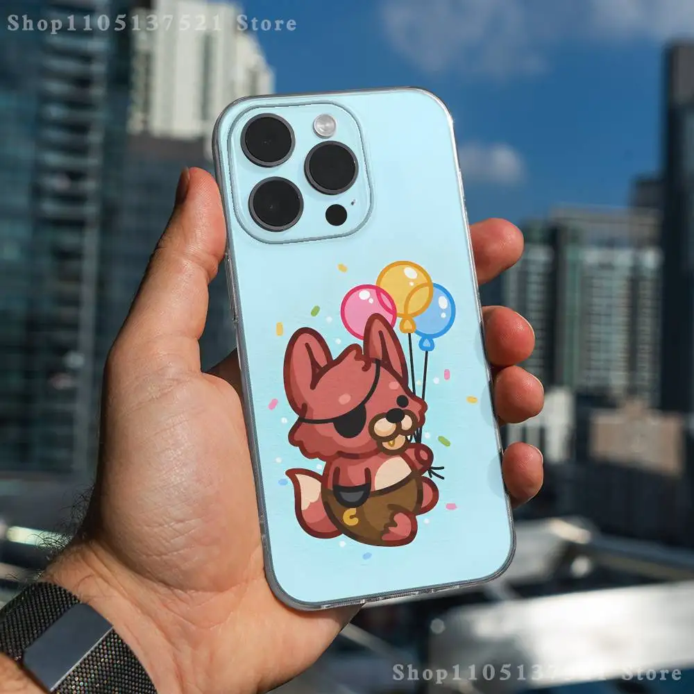Funda de teléfono F-Fnaf Five-Nights-At-Freddys para iPhone 17,16,15,14,13,12,11 Pro,Max,Plus,X,XS,XR,SE4,E Mini funda suave transparente