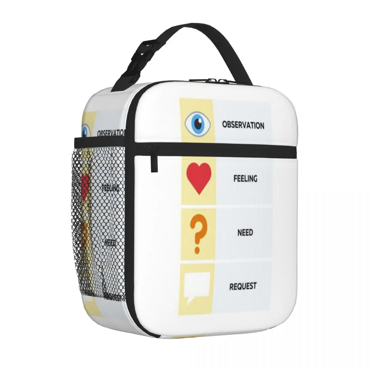 Bestselling Nonviolent Communication Hip Hop Neoprene Lunch Bag High School Canvas Lunch Bag