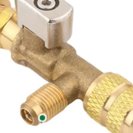 HVAC Field Tool for Air Conditioning Valve Core Extraction with Magnetic Storage Knob and Pressure Resistant Brass Material