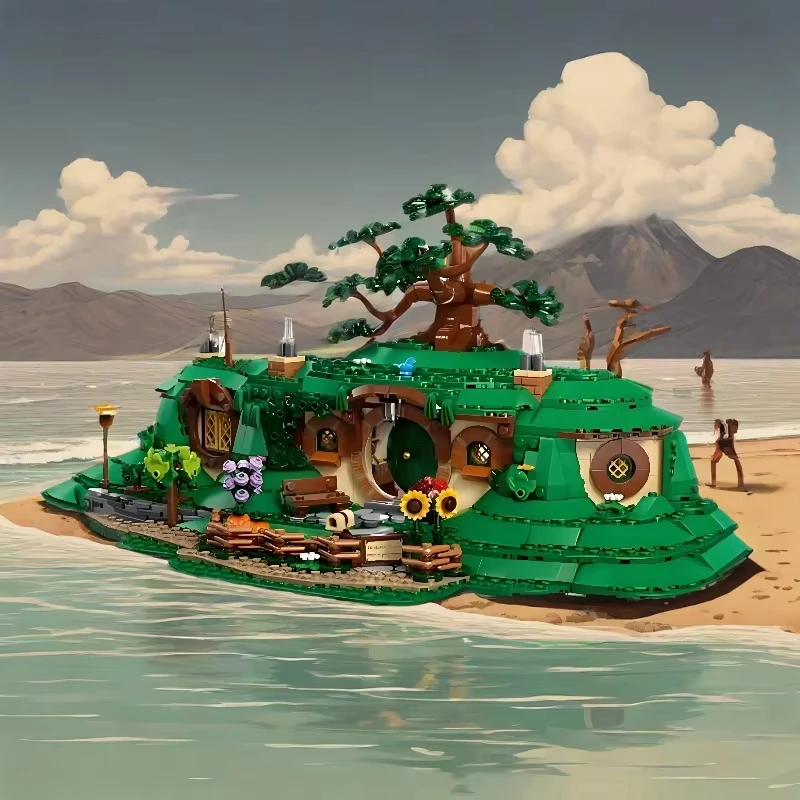 

2017Pcs New Shire Model Building Block Set Expert Streetview Architecture Ideas Assembly Toys For Kids