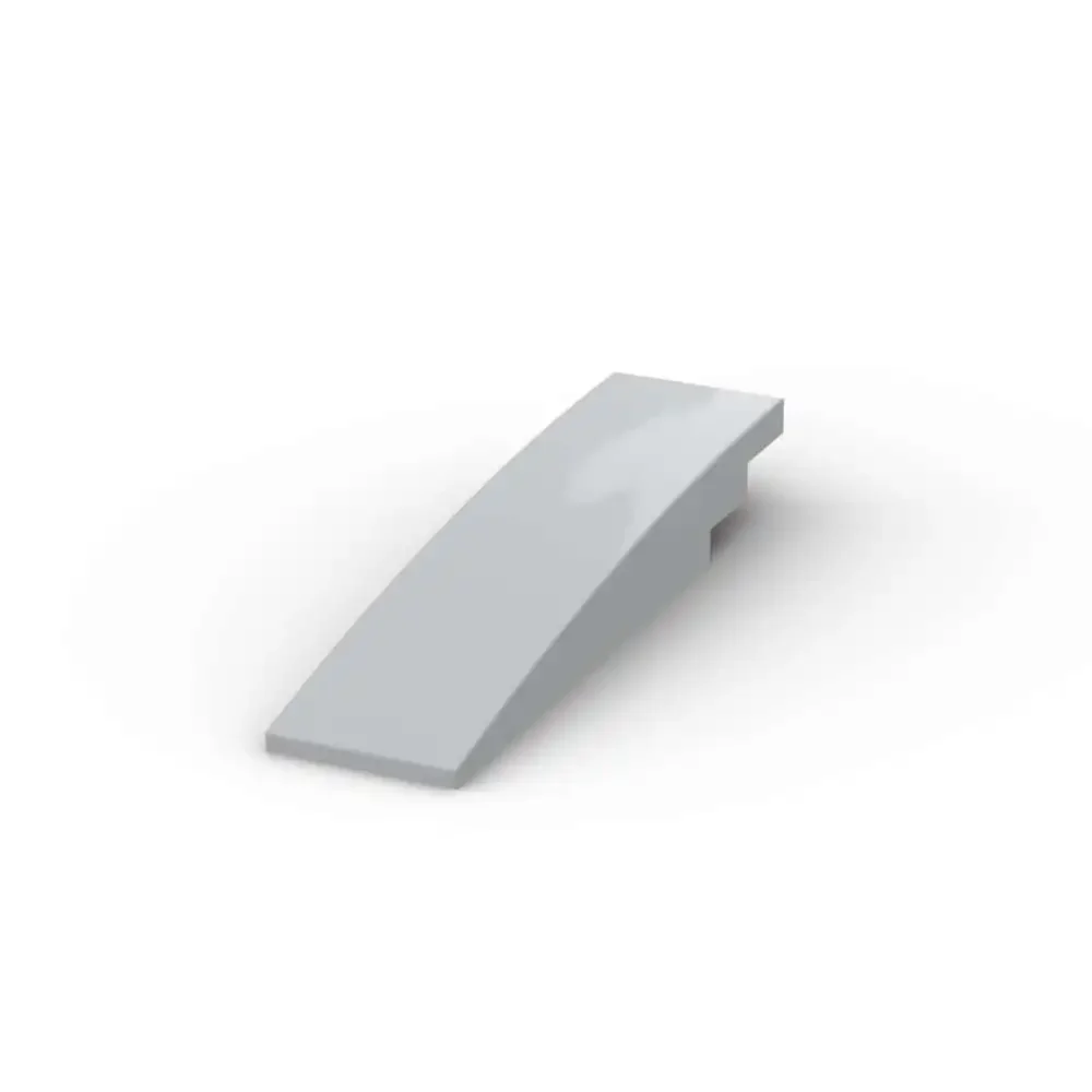 Moc 10 pçs tijolos parte 42918 curvo 8x2 inclinação blocos de construção kit casa castelo montar partícula brinquedo crianças aniversário presentes natal