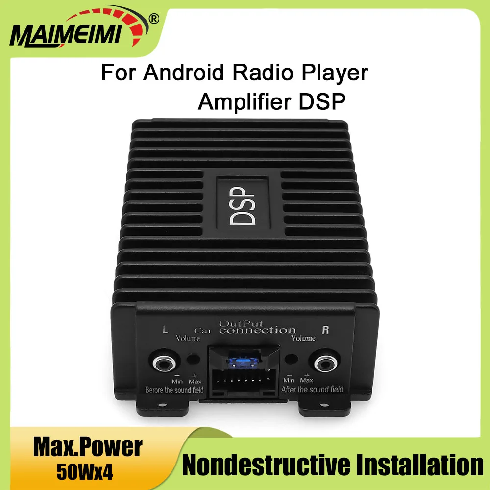 

Car Audio Processor 4 Channel For Android Radio DSP Non destructive Modification Speaker Enhance Sound Car Radio Amplifier