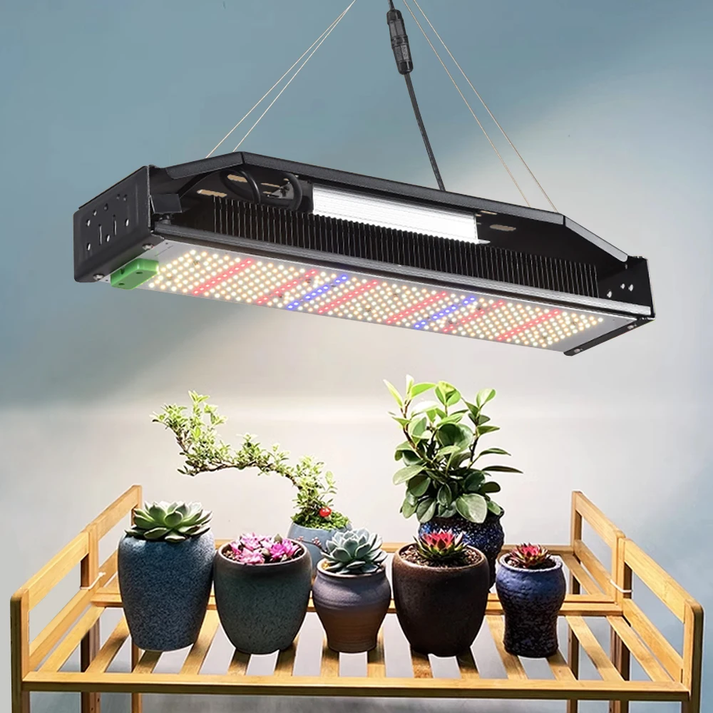 240W Growing Light Bar Meanwell Driver Plant Grow Lamp Remote Dimming LED Lights for Indoor Plant Flower Greenhouse Lighting