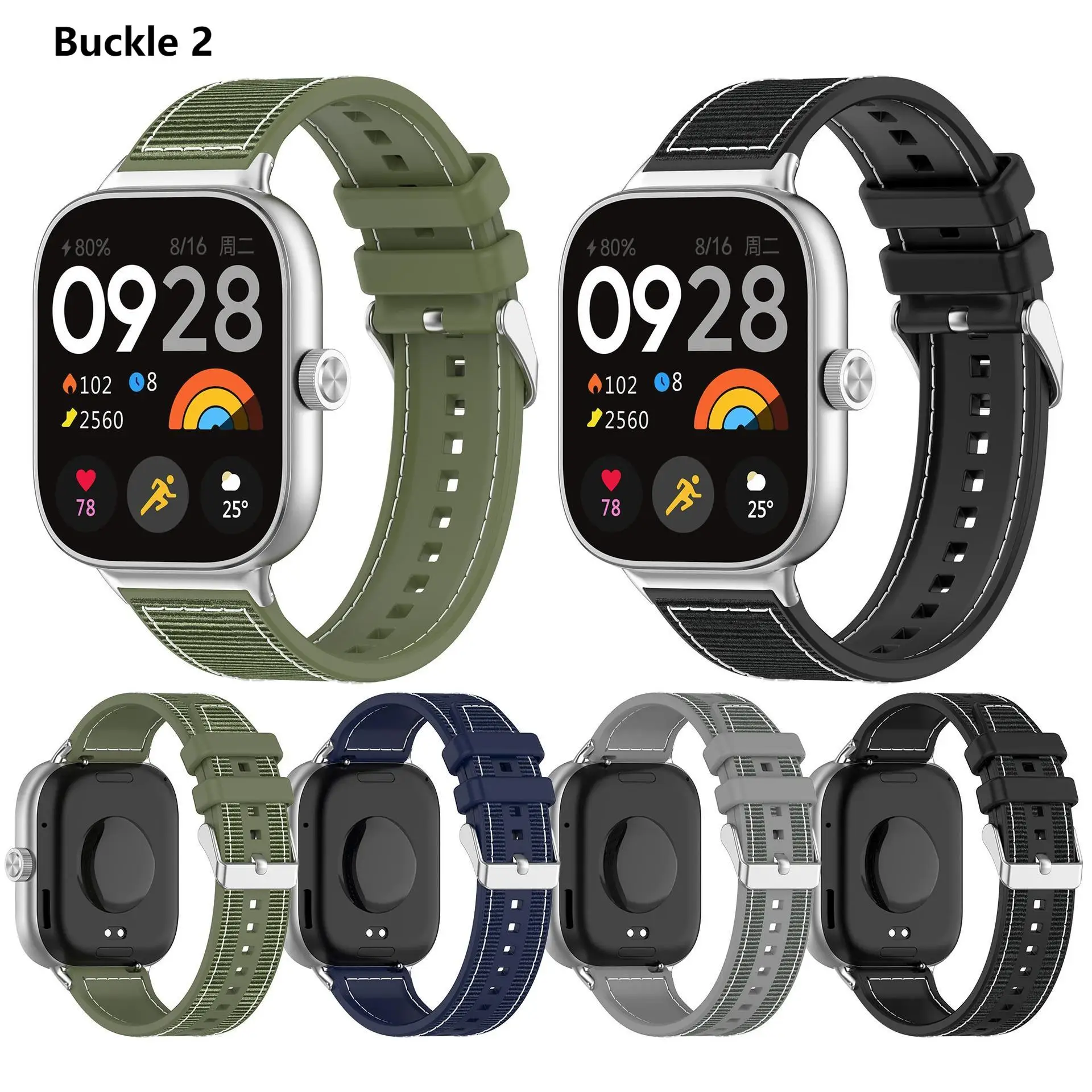 Nylon Silicone Strap For Redmi Watch 6 5 4 Sports Bracelet Replaceable Wristband For Wrist Band for Mi Band10Pro 9 Pro/8Pro