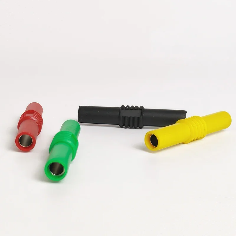 10/20 قطعة 4 مللي متر الموز المقبس شاحن أنثي تمديد معزول الموز التوصيل المقرنة موصل أنثى تكويم #5