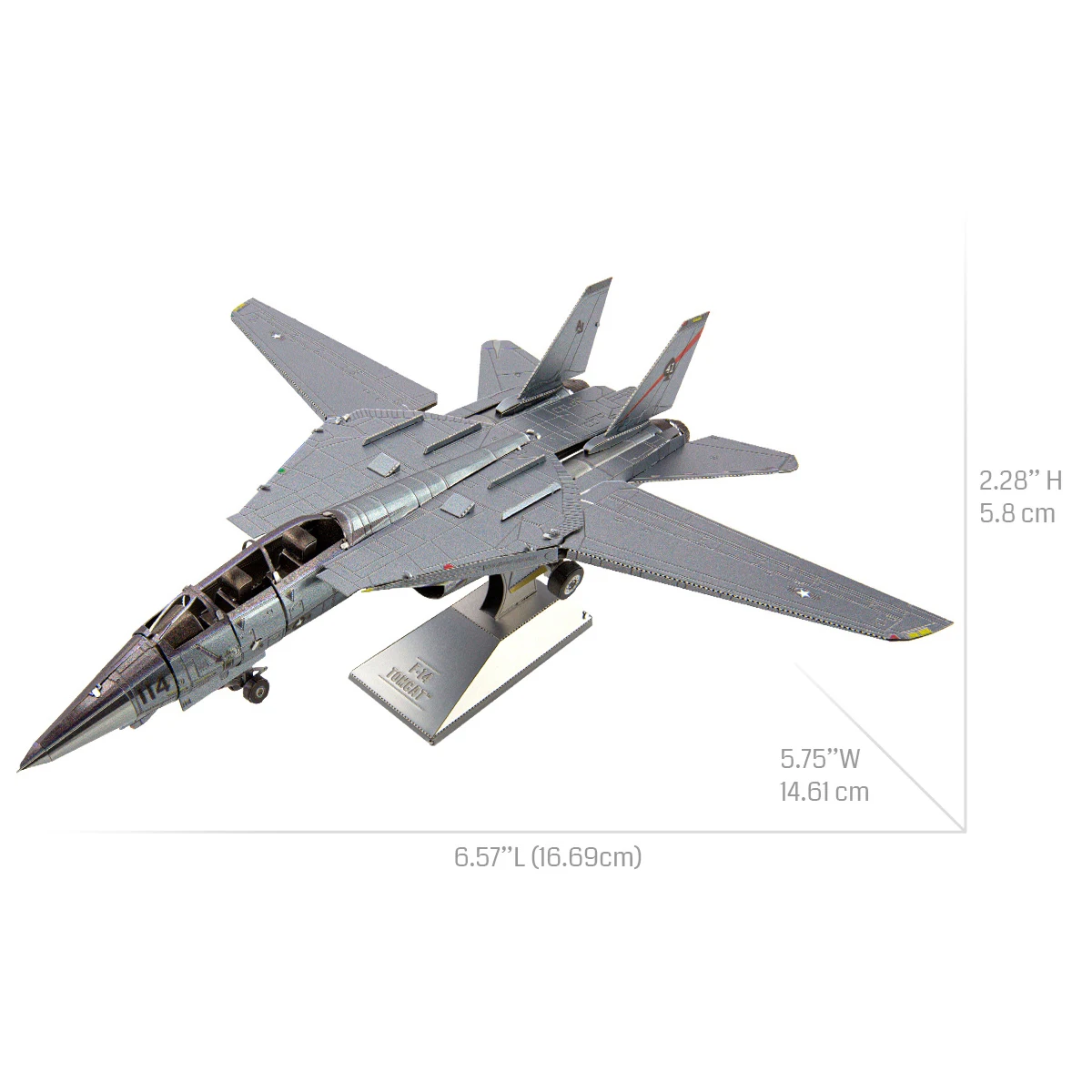 F-14 Tomcat 3D Metal Puzzle Model Kits DIY Laser Cut Puzzles Jigsaw Toy For Children