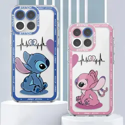 Stitch Angel Cartoon Disney custodia morbida per Honor X8a X9a X9b 5G X8 X7b 90 Lite X8 4G Cover trasparente in Silicone Fundas