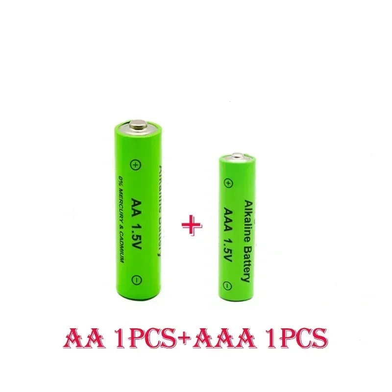 AA + AAA Rechargeable AA 1.5V 3800mAh / 1.5V AAA 3000mah Alkaline Battery Flashlight Toys Watch MP3 Player Replace Ni-Mh Battery