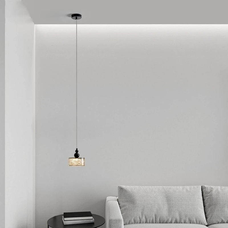 الإيطالية وعاء من الستانليس ستيل الأسود قلادة أضواء الاستدارة/مربع الراتنج الثريا غرفة المعيشة غرفة نوم دراسة مطعم مصباح معلق