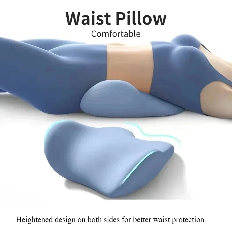 Special Lumbar Support Cushion Sleep Lumbar Pillow Ergonomic Soft Comfortable Memory Cotton Bed Lumbar Protrusion Back Support image 2