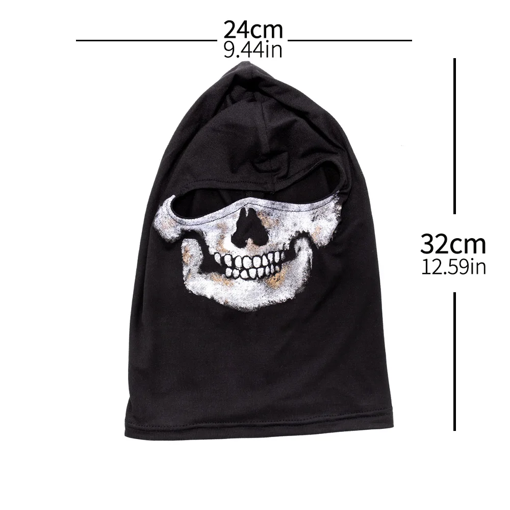 Motorräder Fahrrad Ski Schädel Sturmhaube Maske Cosplay Scary Ghost Gesicht Krieg Spiel Skelett Reiten Outdoor Kopfbedeckung Winddichte Masken
