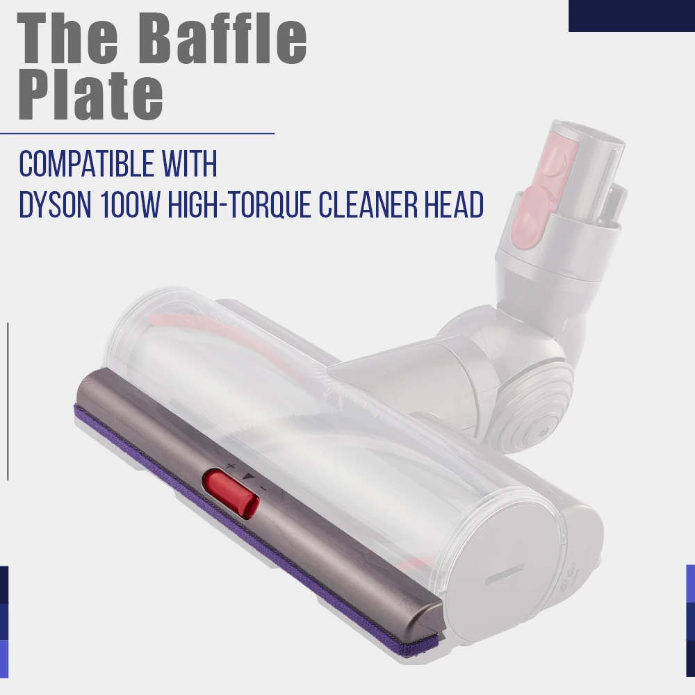 Piastra anteriore Baffe Piastra per aspirapolvere Dyson V11 Testa di pulizia a coppia elevata Piastra anteriore Gruppo piastra frontale Paraurti