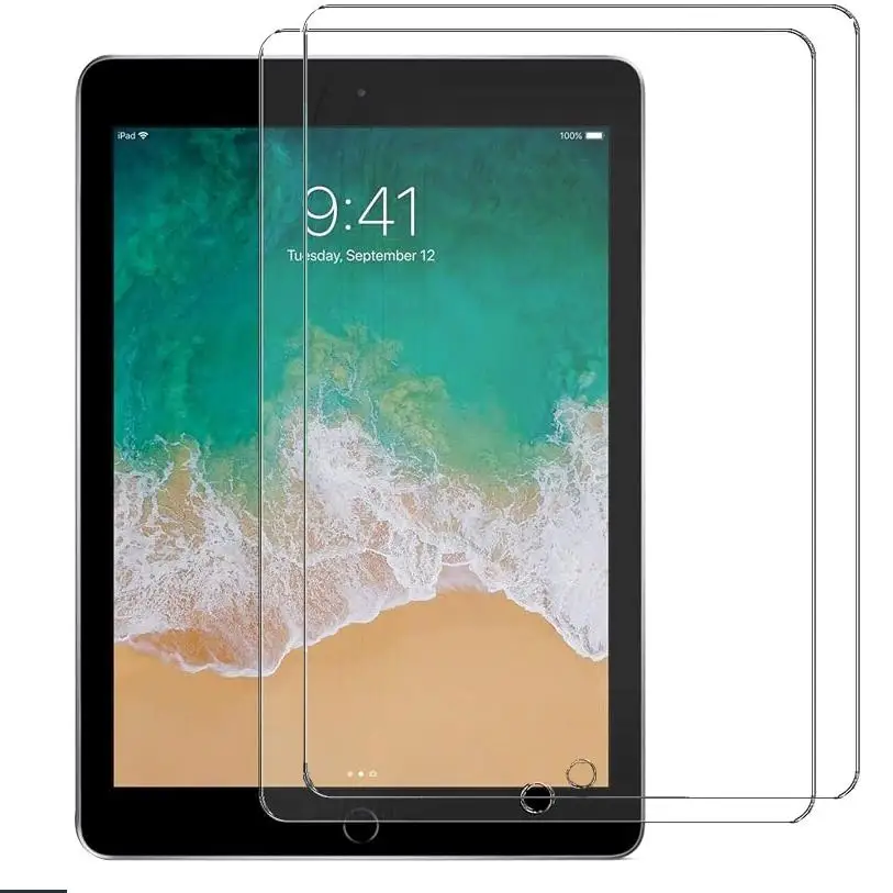 2Pcs Protective Tempered Glass Film For iPad 7 8 9th Air 11 13 Pro 11 13 2024 2025 iPad 5th 6th 11th 10th Screen Protector