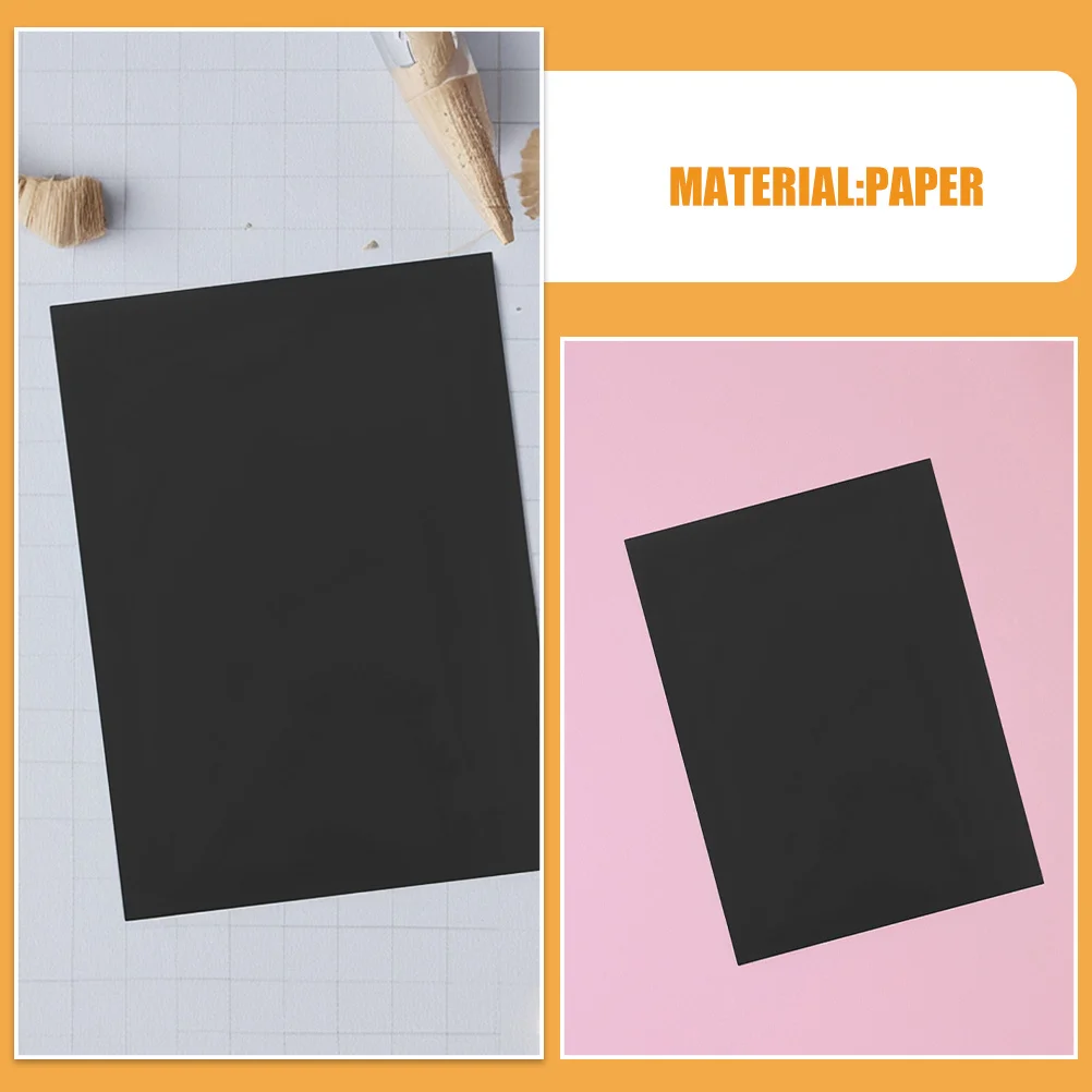 40 Sheets Black Cardstock Heavy Thick Paper A4 Size for Wedding Invitations Greeting Cards Scrapbooking DIY Printing