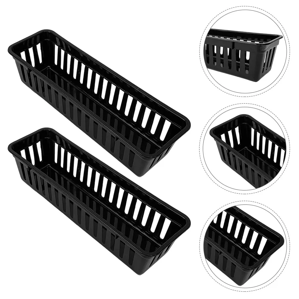 

12Pcs Desk Organizer Plastic Pencil Basket Multipurpose Storage Tray for Classroom Office Stationery Supplies Basket