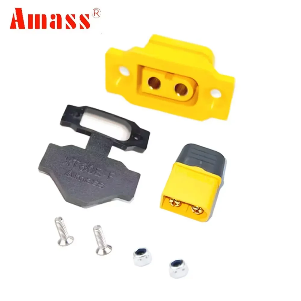 5PCS Amass XT60BE-F & XT60H 배터리 RC DIY 모델 비행기 용 금도금 30A 고전류 안전 남성/여성 플러그 커넥터