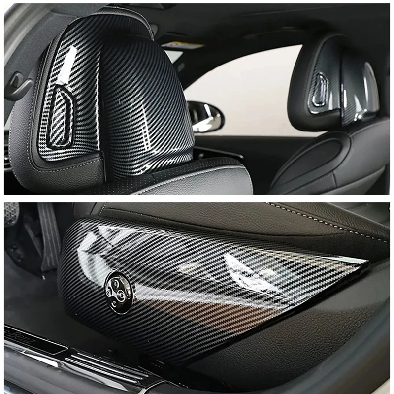 

Для Mercedes Benz GLC Class C Class 2023 2024 2025 внутренние молдинги регулировка сиденья переключатель памяти крышка отделка подголовника