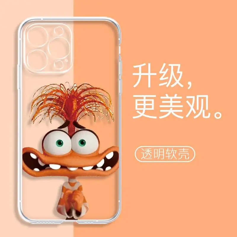 Disney Inside Out Phone case Applicable to iphone 15 14 13promax Fall prevention soft fashion Couple Phone case Cute Girl Gifts