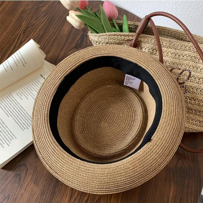 Designer Men's and Women's Spring and Summer Beach Vacation Sunshade Straw Hat Cap Gorras Para Hombres 모자 Кепка 골프모자 Homme