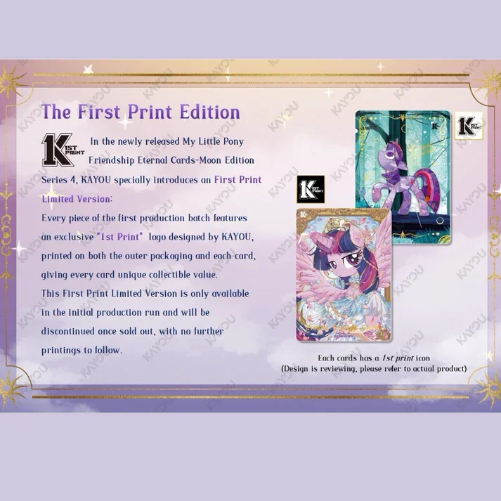 KAYOU My Little Pony Karten, internationale englische Version, chinesische Serie, originale Anime-Sammelkarten, Spielzeug, Geburtstagsgeschenke für Jungen und Mädchen. – Detail 12