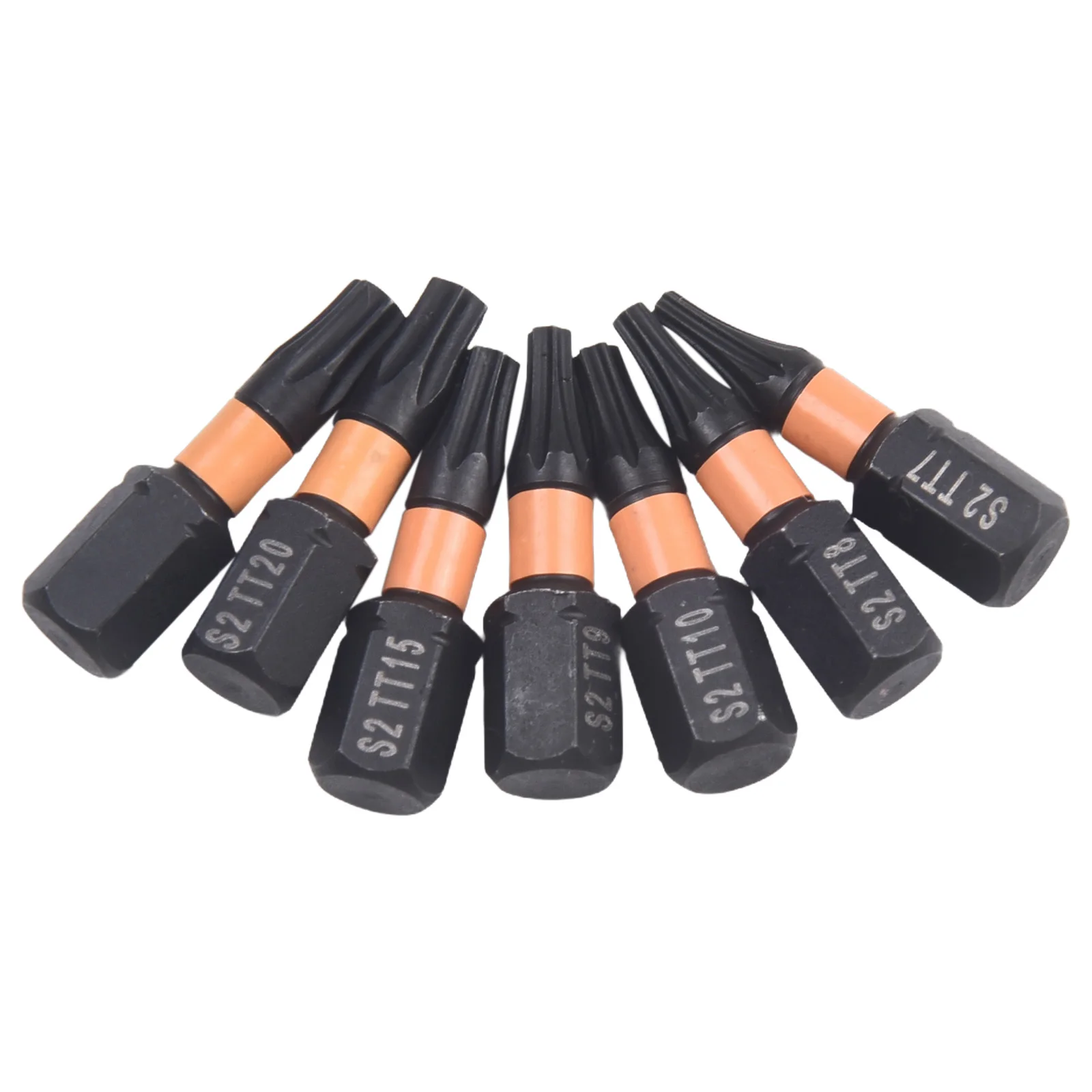 

13 Pcs Screwdriver Bit Set T7-T40 50mm 25mm Star Solid Hollow Screwdriver Security Tamper Proof Torxs Star Drill Screwdriver Bit