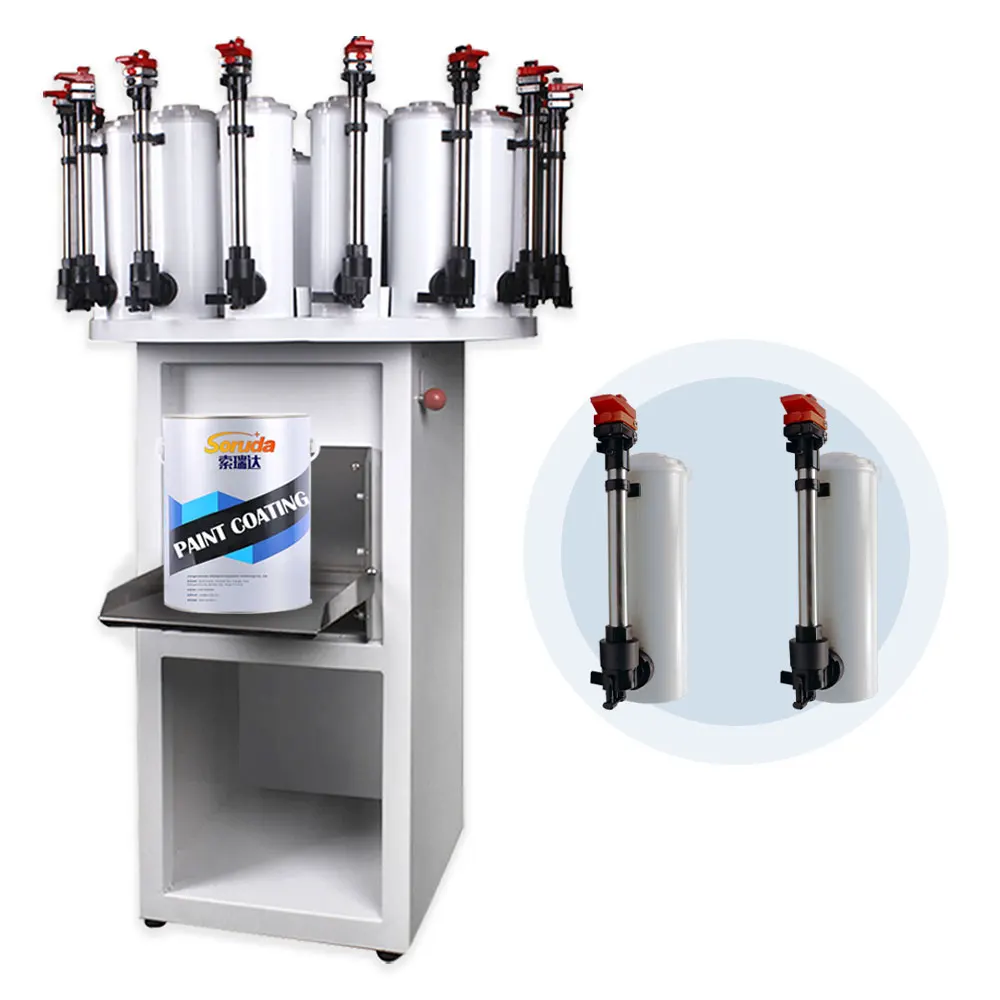 Manual Paint Tinting Machine And Manual Clamping Gyroscopic Mixer For Color Mixing