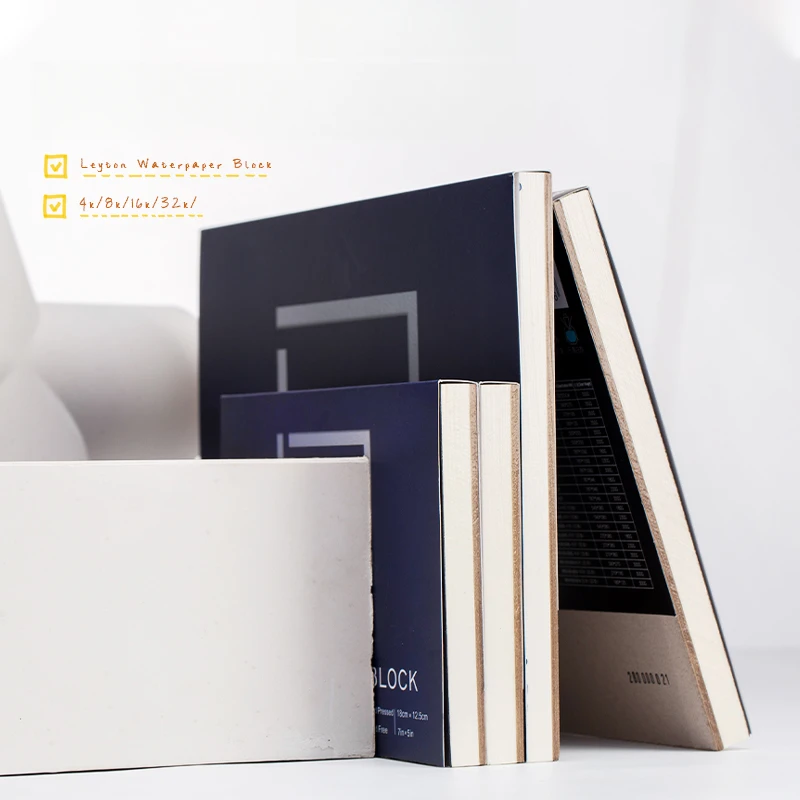LEYTON Watercolor Paper 300g Sealant Watercolor Book Thickened Painting Book 100% Cotton Pulp Watercolor Special Paper