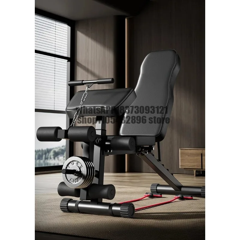 Dumbbell Stool Bench Press Men's Home Fitness Sit-ups Assistive Equipment Barbell Asuka Commercial Multifunctional Chair
