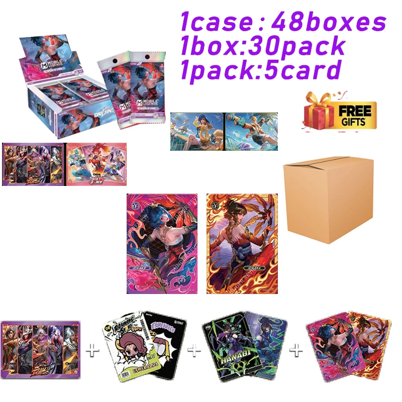 KAYOU Collection Cards Mobile Legends - Vol.2 Endless Origin SEA Edition Rare Holo Board Games Party Game Christmas Gift Kids An