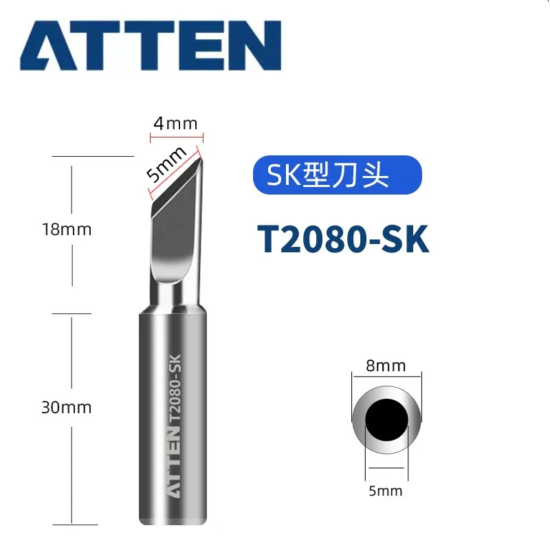 

ATTEN T2080-SK Soldering Iron Tip Original for ST-2080/ST-2080D Welder Iron Replacement Part Tool