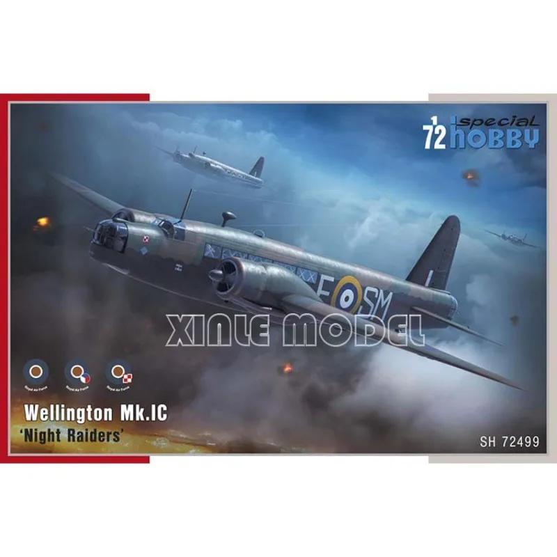 

Сборная пластиковая модель самолета Special Hobby 72499 Wellington Mk. IC'Night Raiders' 1/72