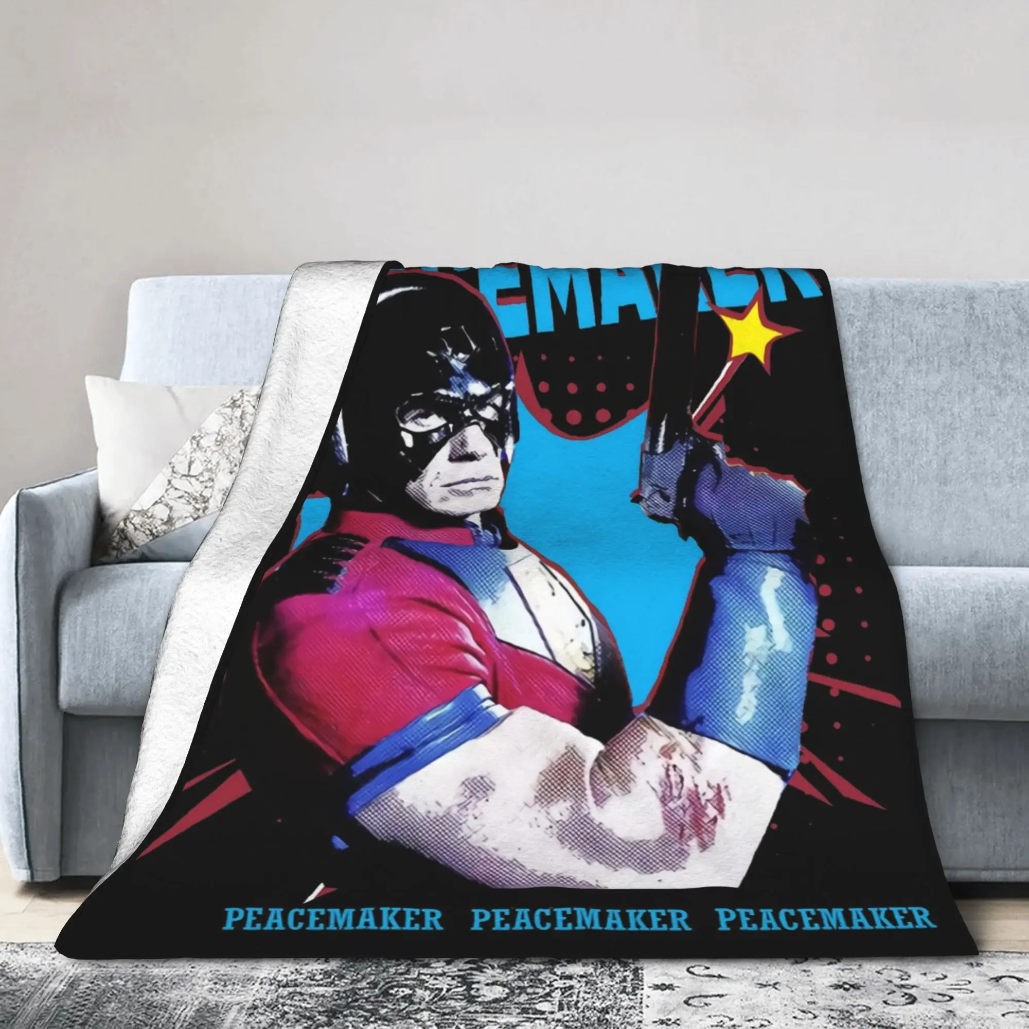 Vigilante Peacemaker يقتبس بطانية فائقة النعومة من الفلانيل هدية جديدة رمي البطانيات المفارش #1