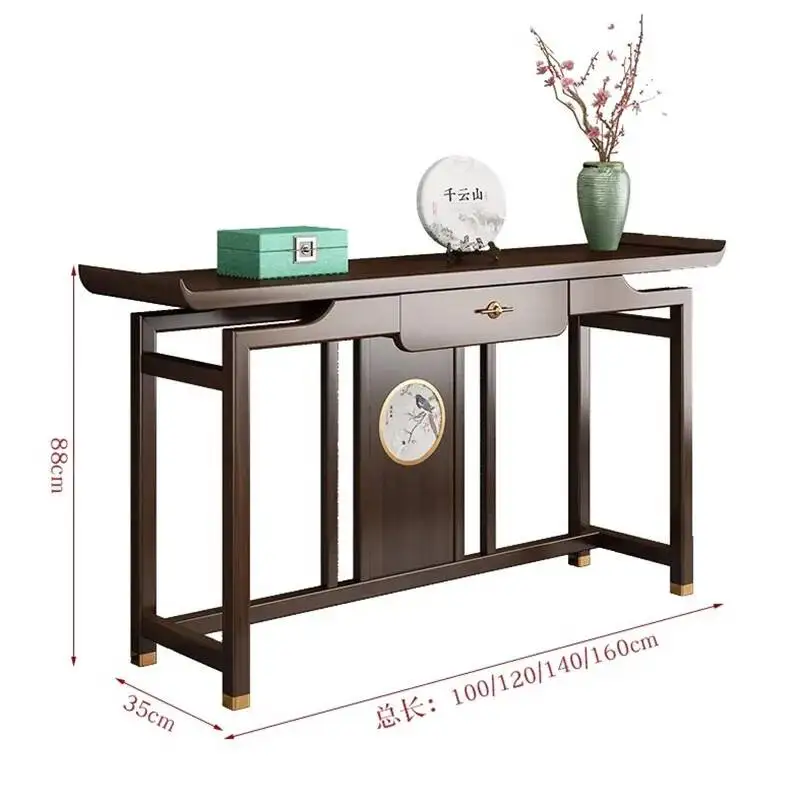 

Минималистичный современный роскошный консольный столик для хранения, классический уникальный консольный столик с ящиками, модная мебель для гостиной, китайская мебель