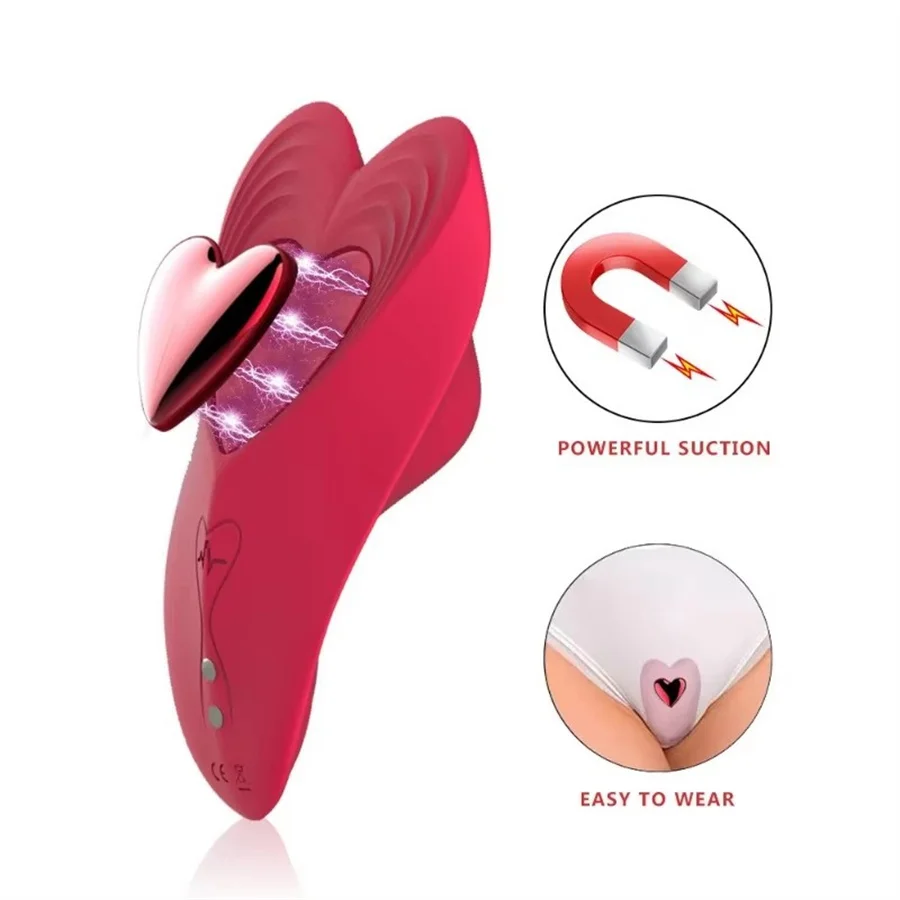 Vibromasseur de culotte portable pour adultes, œuf vibrant, stimulateur de clitoris, masseur vaginal, jouet sexuel féminin, mastjaune