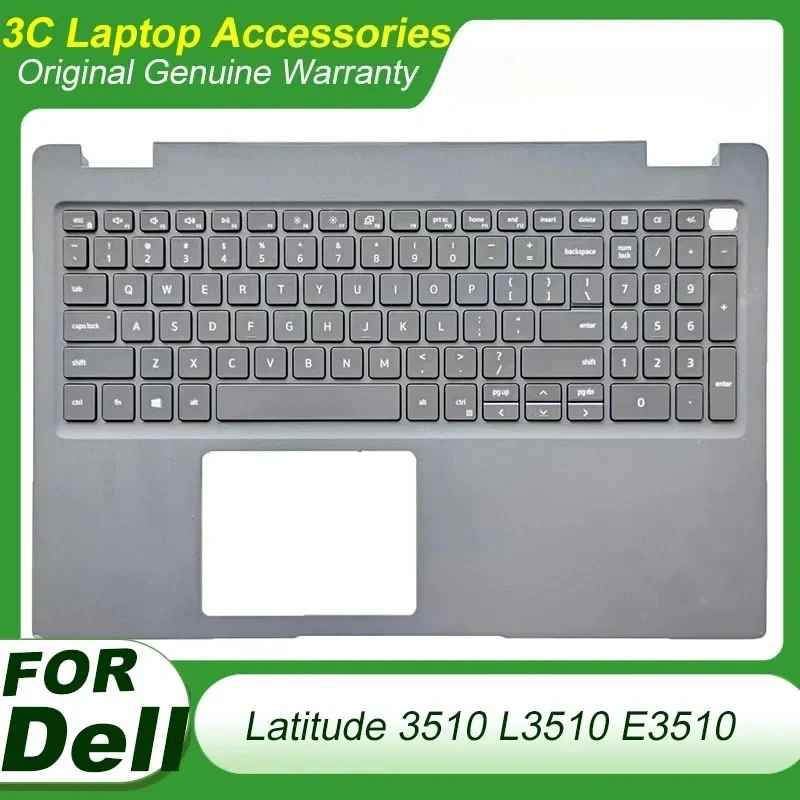 

New Origianl US Keyboard for Dell Latitude 3510 L3510 E3510 Laptop Palmrest Top Cover Upper Housing Replacement Keyboard 0JYG4Y