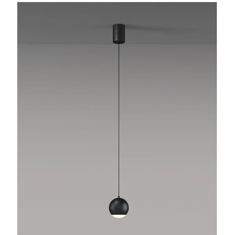 Modern Simple ball Pendant lights Nordic hanging ceiling lamps for Cafe Bar Decor Black/White Pendant Hanging Lamp