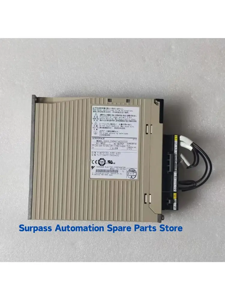Second-hand SGDV-2R8A01A002000 servo drive 400W, function tested and in good condition