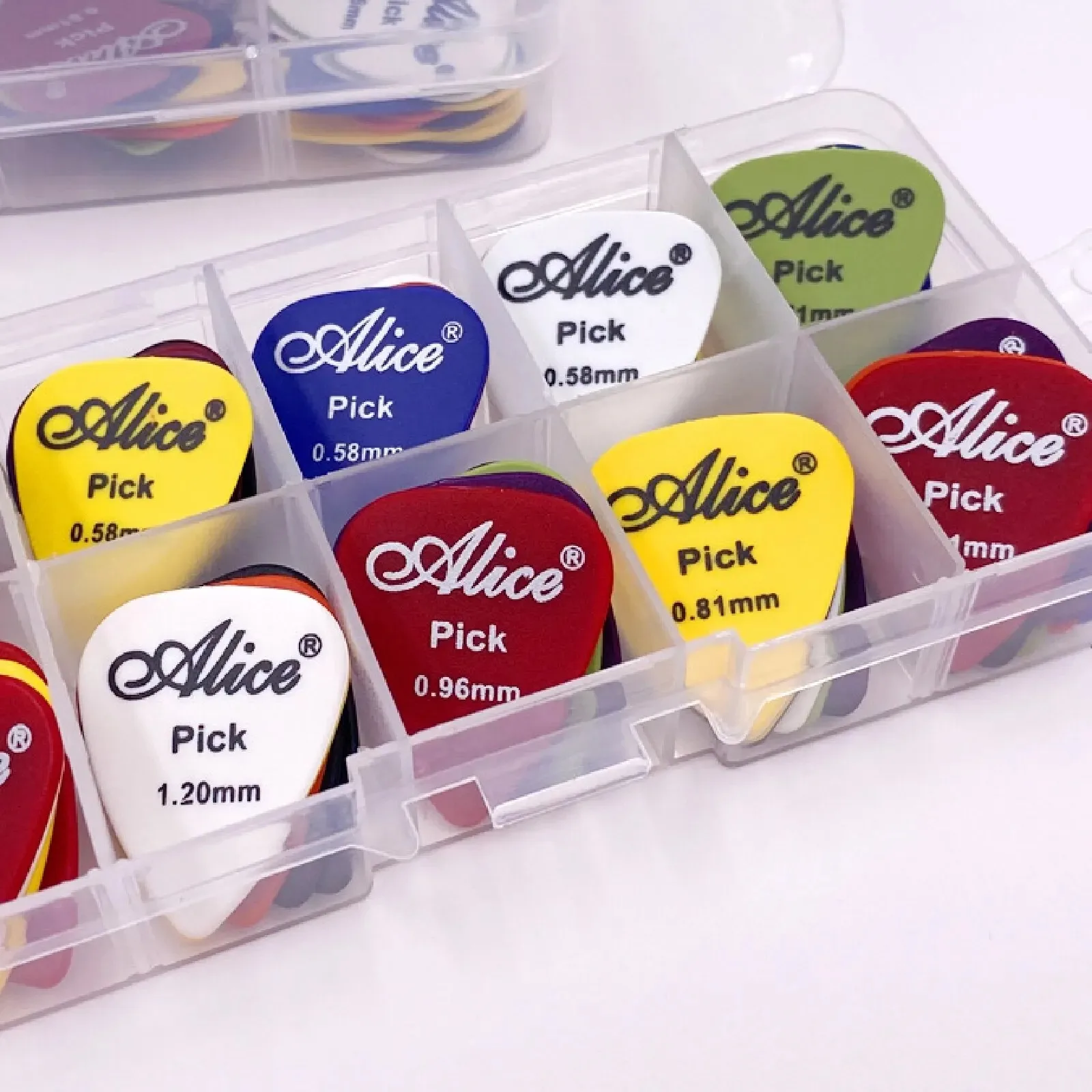 6/10/2/30pcs Multicolor Guitar Picks ABS Premium Plastic Guitar Picks for Acoustic Electric Guitars Bass Or Ukulele