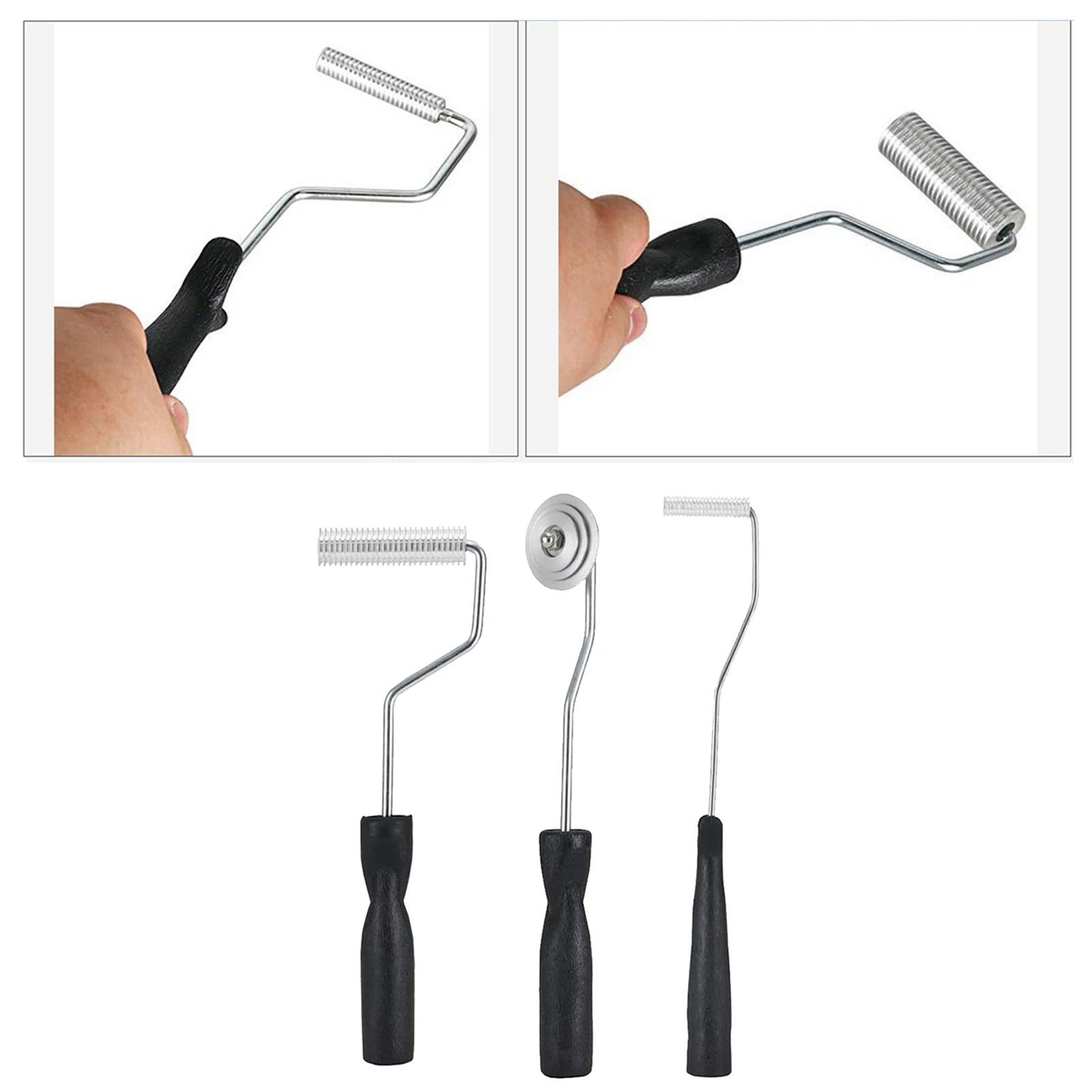 مجموعة أدوات الأسطوانة المصنوعة من الألياف الزجاجية مجموعة أسطوانة الترقق من راتينج الألياف الزجاجية أداة مجداف الفقاعات لجزء إصلاح قارب الاستحمام #2