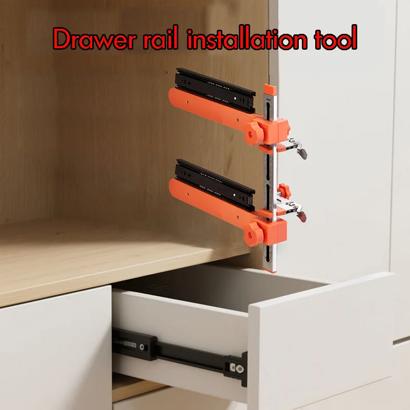 

Woodworking Cupboard Drawers Slideway Track Install Tools Fast Retaining Clip Drawer Installation Aider Woodworking Equipment
