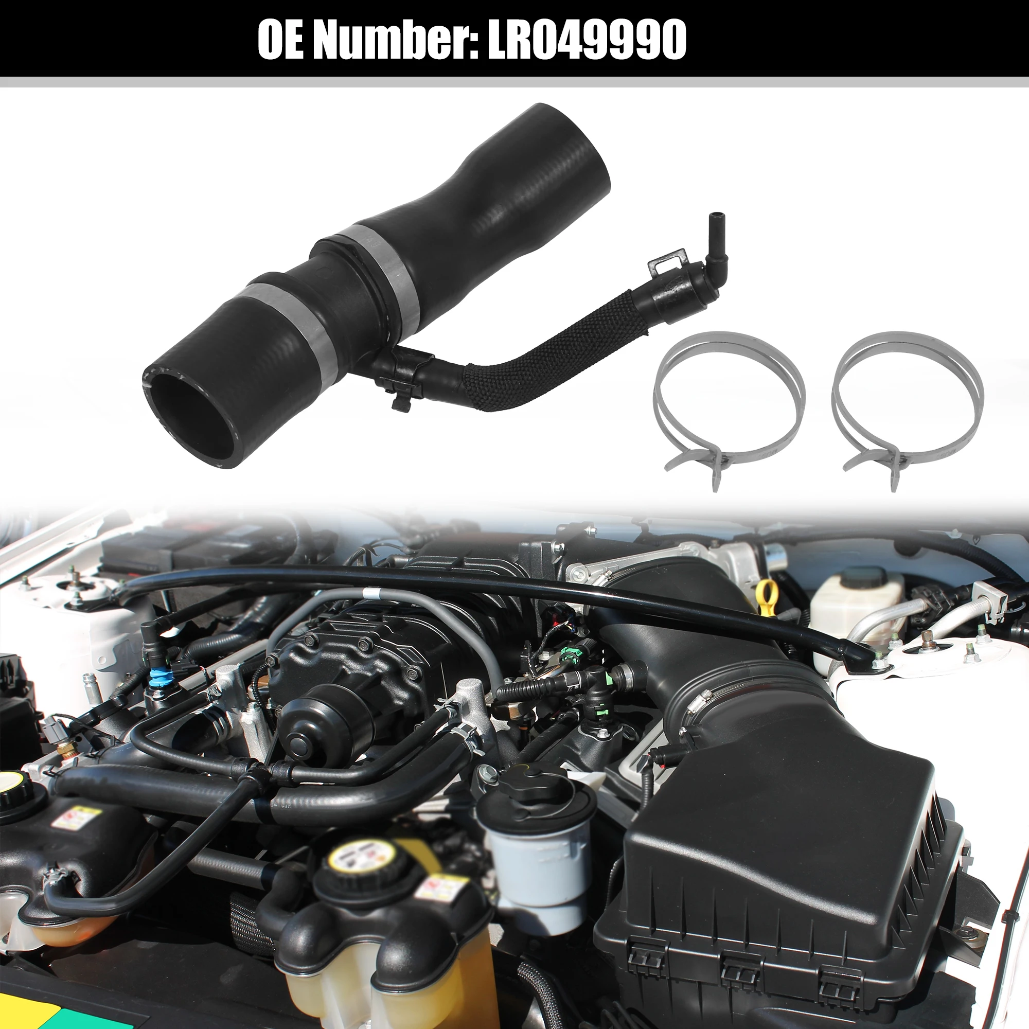 UXCELL ترموستات أنبوب سخان خرطوم LR049990 لاند روفر لرينج روفر 2013-2019 #1