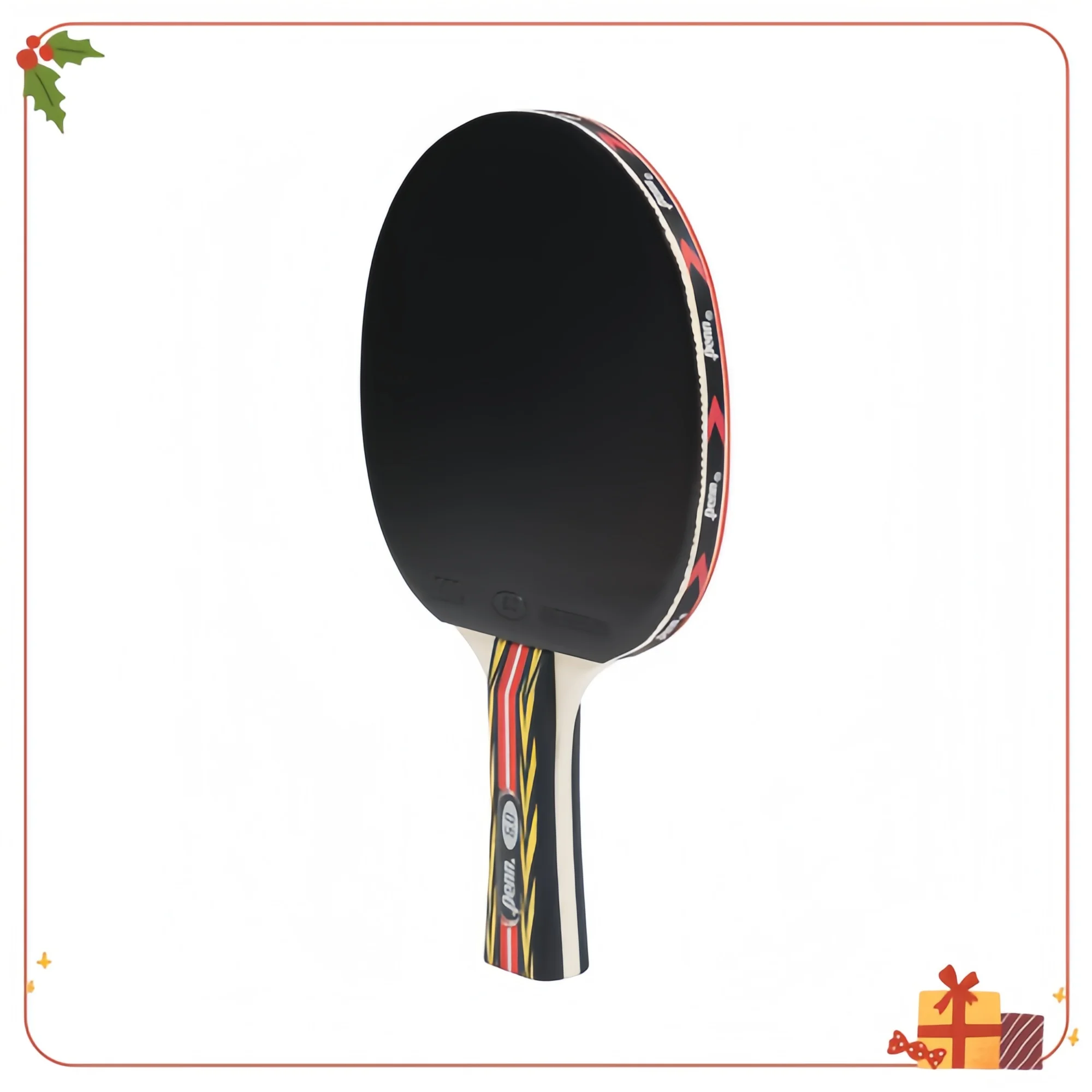 Raqueta de tenis de mesa profesional 5,0, paleta de alto rendimiento para juegos de entrenamiento de torneos