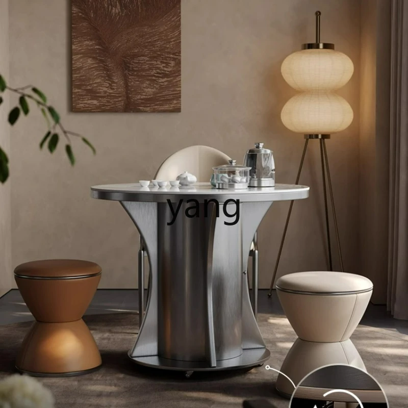 

LTT mobile tea table simple light luxury modern small side few boiling water tea cart integrated tea cabinet