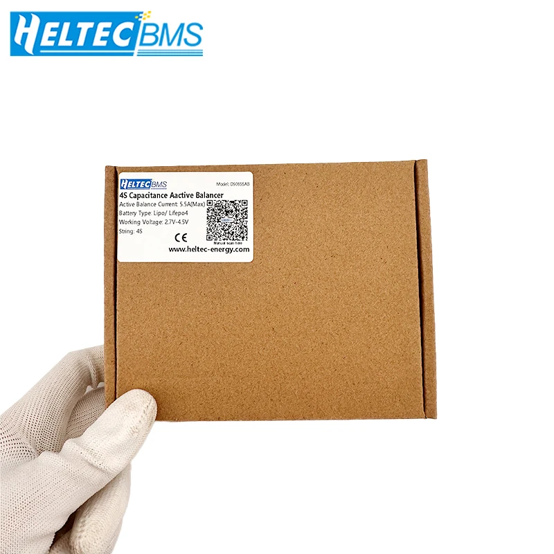 4S 6S active balancer  Lipo/lifepo4/LTO with Voltage Dispaly 5A black shell 12V Lithium Battery Energy transfer Active Equalizer