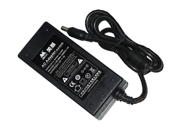 

Power Adapter 12V 5A, Barrel 5.5/2.1mm, 2-Prong, SPQ60-12V500